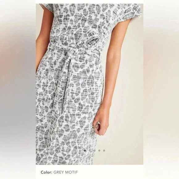 NWT Anthropologie Belted Maxi Dress with Side Slits by Dolan - Picture 9 of 11